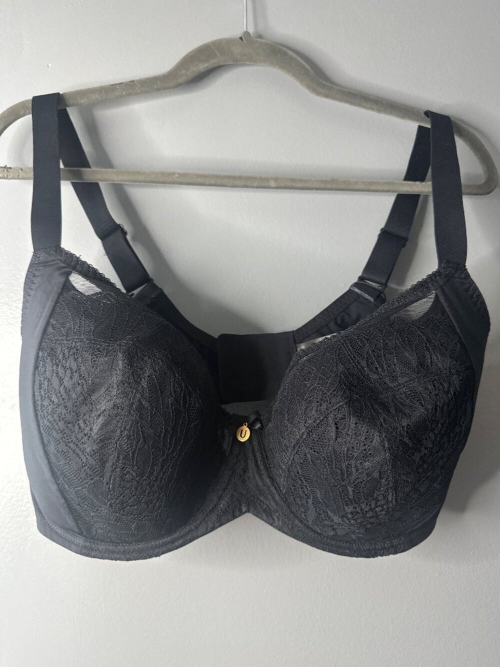 NWT Understance Paige Bra 36H Black Flexwire Lightly Padded Supportive